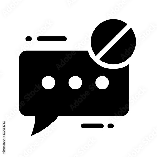 Block Chat Icon