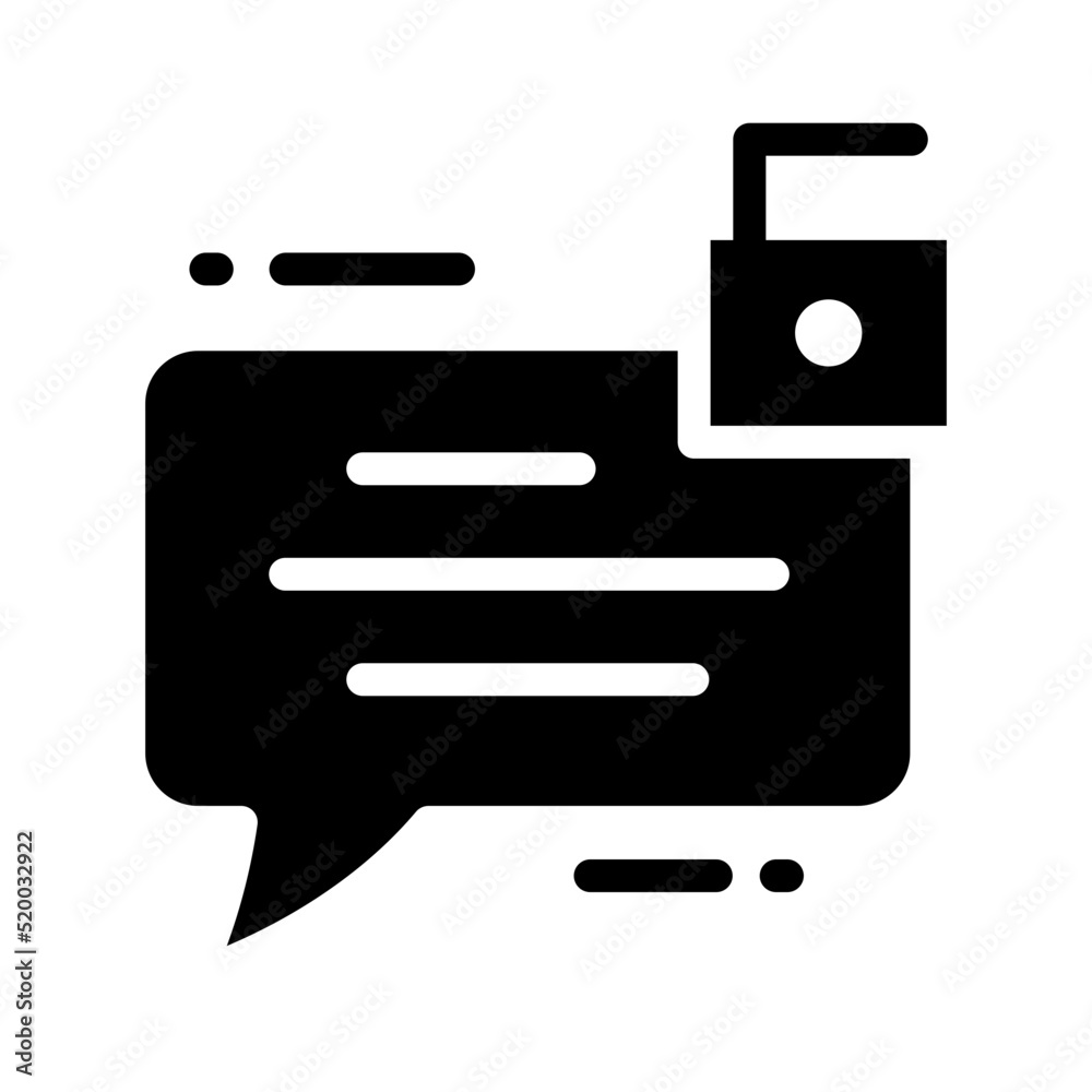 Unlock Chat Icon Unlock Chat Icon