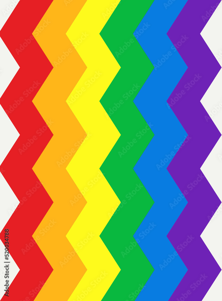 LGBT coloured pattern