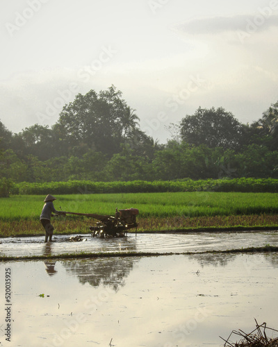 fisherman on the rulal sky photo