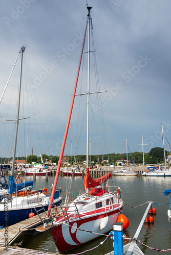 Obraz na płótnie Marina w Krynicy Morskiej w salonie