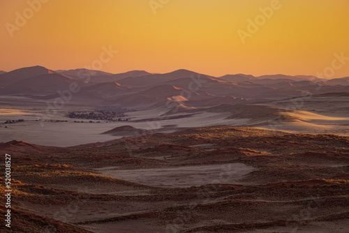 Sunset at Namib Desert in Namibia, Africa