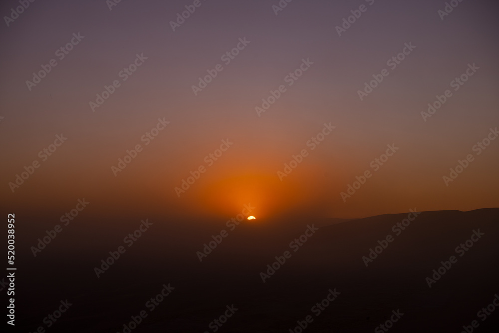 Sunrise in Namib Desert in Namibia, Africa Sunrise in Namib Desert in Namibia, Africa