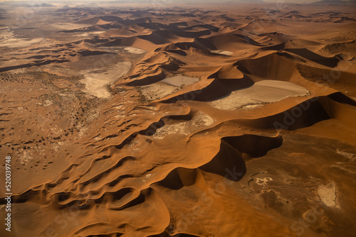 Aerial view of Namib Desert in Namibia, Africa