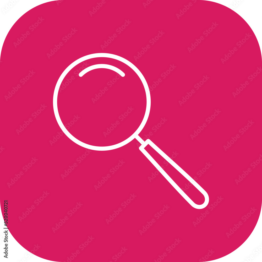 Unique Magnifier Vector Icon Unique Magnifier Vector Icon