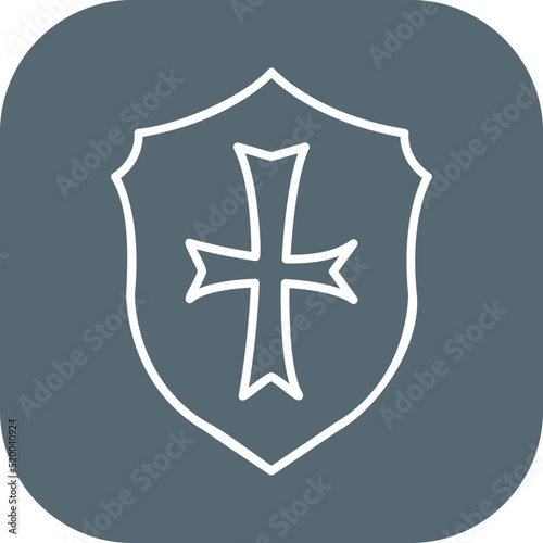 Unique Sheild Vector Icon
