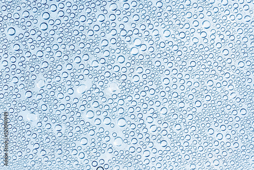 bubbles in cold water. abstract background