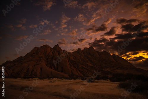 Fototapeta Naklejka Na Ścianę i Meble -  Spitzkoppe mountain in sunrise, Namibia, Africa