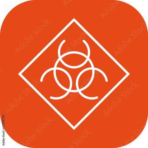 Biological Hazard Vector Icon