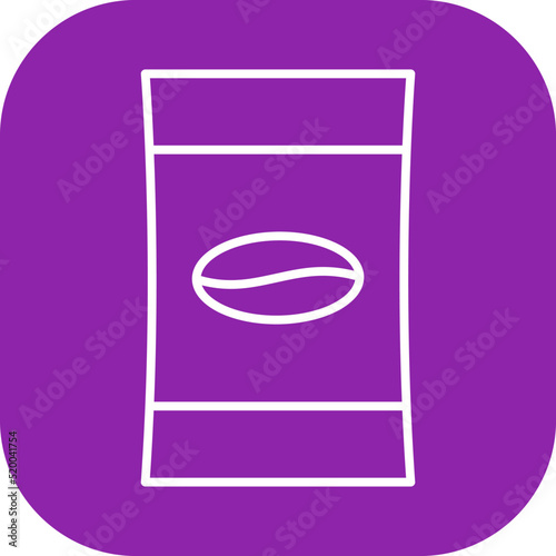 Coffee Packets Vector Icon