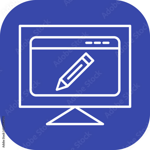 Edit Webpage Vector Icon