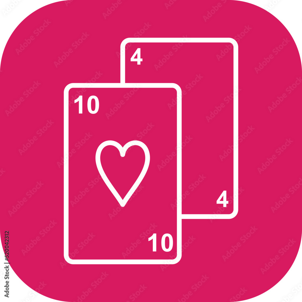 Playing Cards Vector Icon Playing Cards Vector Icon