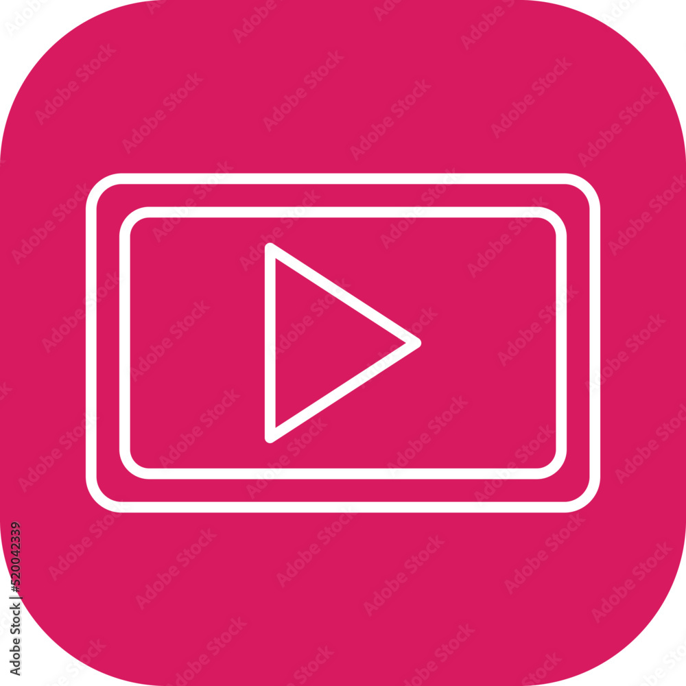 Unique Video Communication Vector Icon Unique Video Communication Vector Icon