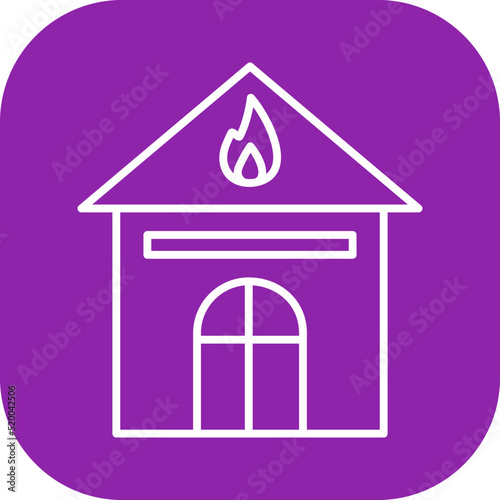 Unique Fire Brigade Vector Icon