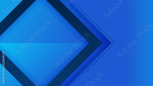 Modern gradient dynamic blue lines shapes abstract background