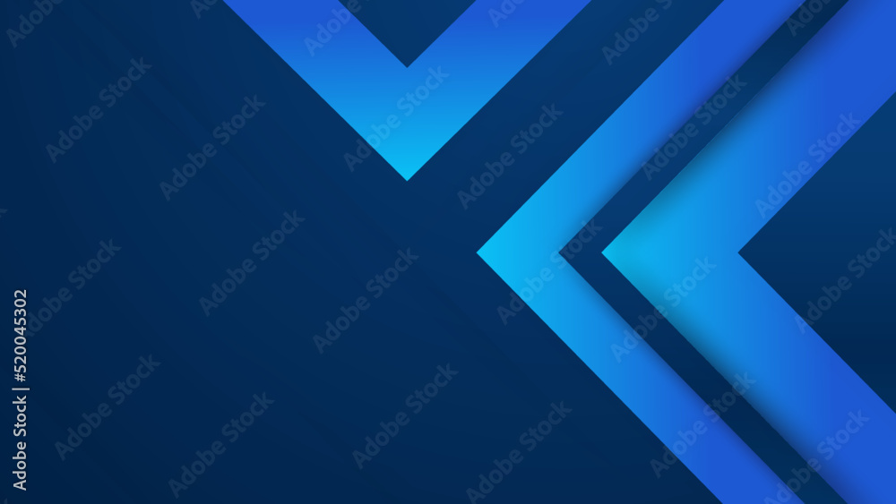 Obraz premium Modern simple shape blue design background