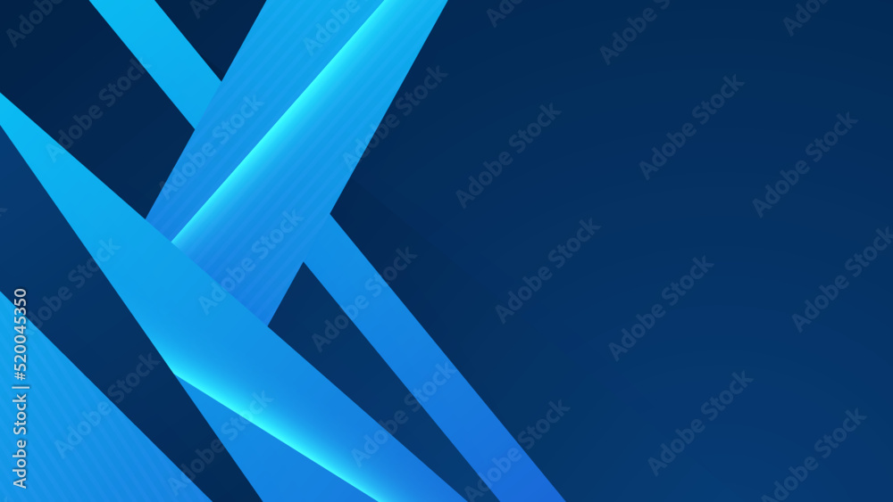Modern simple shape blue design background
