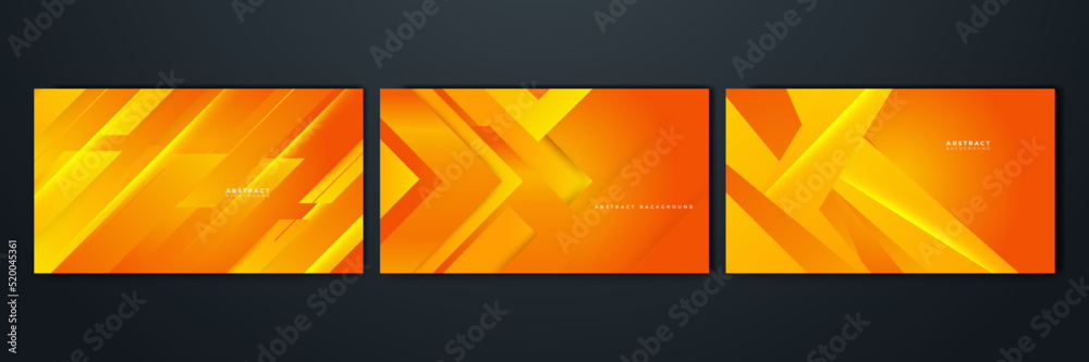 Modern orange and yellow gradient abstract background. Design for poster, template on web, backdrop, banner, brochure, website, flyer, landing page, presentation, certificate, and webinar Modern orange and yellow gradient abstract background. Design for poster, template on web, backdrop, banner, brochure, website, flyer, landing page, presentation, certificate, and webinar
