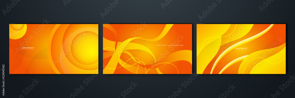 Modern orange and yellow gradient abstract background. Design for poster, template on web, backdrop, banner, brochure, website, flyer, landing page, presentation, certificate, and webinar Modern orange and yellow gradient abstract background. Design for poster, template on web, backdrop, banner, brochure, website, flyer, landing page, presentation, certificate, and webinar