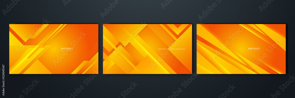 Modern orange and yellow gradient abstract background. Design for poster, template on web, backdrop, banner, brochure, website, flyer, landing page, presentation, certificate, and webinar Modern orange and yellow gradient abstract background. Design for poster, template on web, backdrop, banner, brochure, website, flyer, landing page, presentation, certificate, and webinar