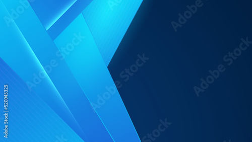 Modern simple shape blue design background