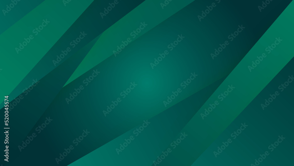 Modern dark green abstract geometric background wallpaper design