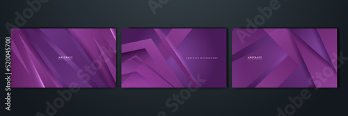 Modern purple gradient dynamic lines background. Design for poster, template on web, backdrop, banner, brochure, website, flyer, landing page, presentation, certificate, and webinar