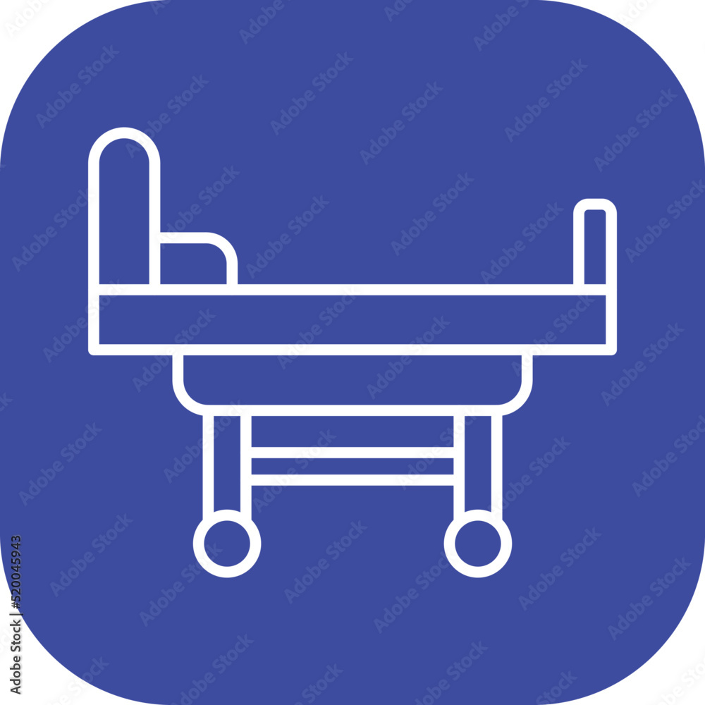 Hospital Bed Icon Hospital Bed Icon