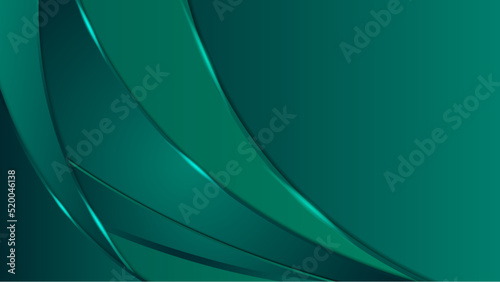 Modern dark green abstract geometric background wallpaper design. Design for poster, template on web, backdrop, banner, brochure, website, flyer, landing page, presentation, certificate, and webinar