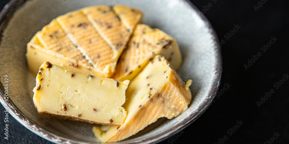 hard cheese spices fresh healthy meal food snack on the table copy space food background hard cheese spices fresh healthy meal food snack on the table copy space food background
