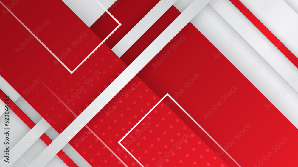 Abstract red and white geometric gradient background Abstract red and white geometric gradient background