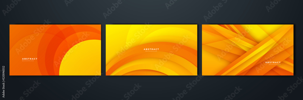 Modern orange and yellow gradient abstract background. Design for poster, template on web, backdrop, banner, brochure, website, flyer, landing page, presentation, certificate, and webinar Modern orange and yellow gradient abstract background. Design for poster, template on web, backdrop, banner, brochure, website, flyer, landing page, presentation, certificate, and webinar