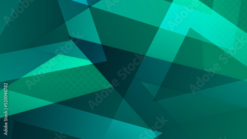Modern dark green abstract geometric background wallpaper design. Design for poster, template on web, backdrop, banner, brochure, website, flyer, landing page, presentation, certificate, and webinar