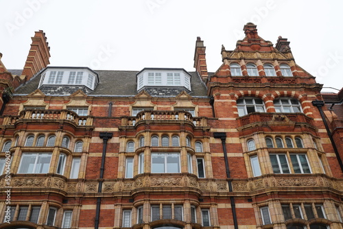 Typical buildings of the Chelsea district in London photo