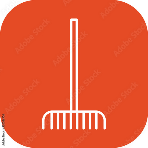 Fork picking leaves Icon