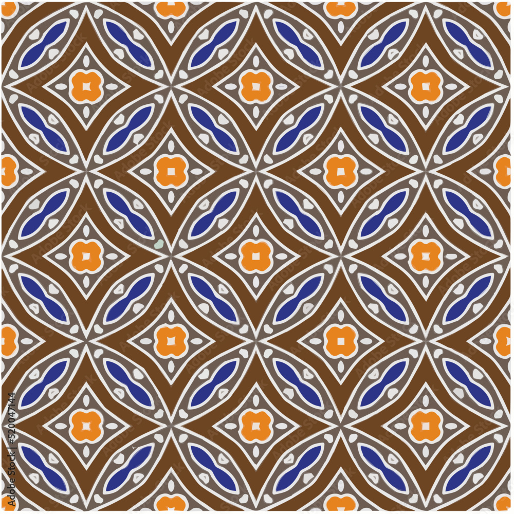 
Seamless vector pattern. Background texture in geometric ornamental style.Repeat background.