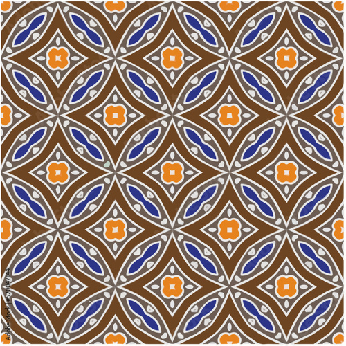  Seamless vector pattern. Background texture in geometric ornamental style.Repeat background.