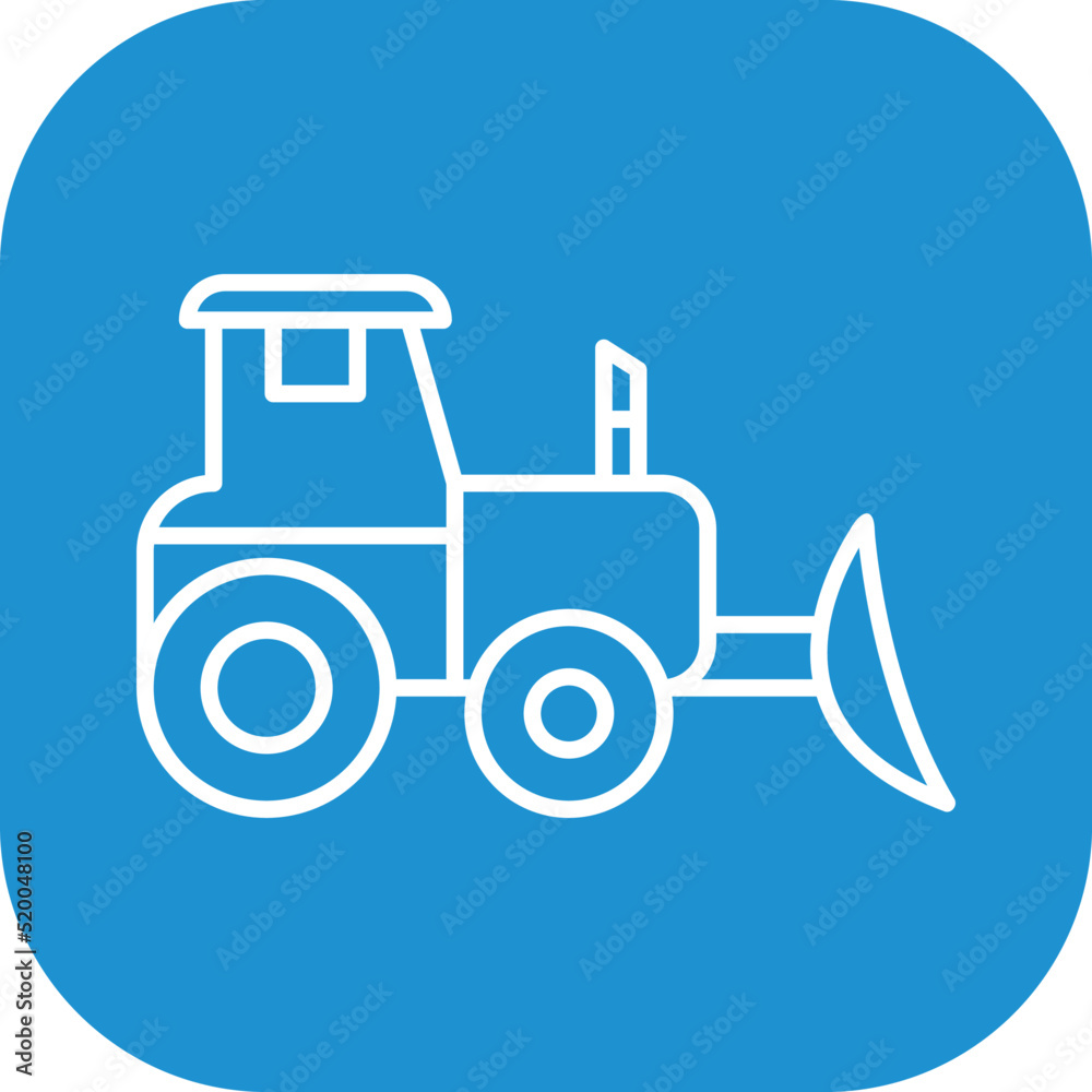 Industrial Tractor Icon
