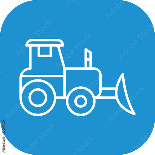 Industrial Tractor Icon © JM Graphics