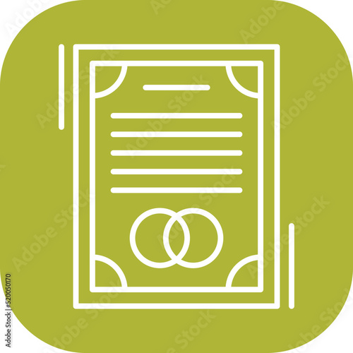 Wedding Contract Icon