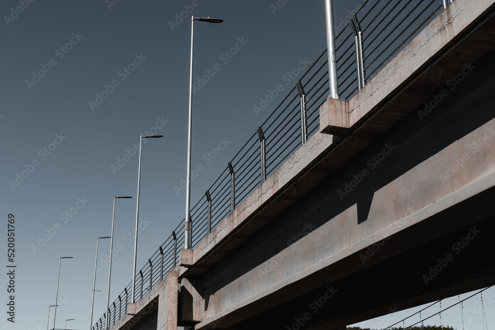 Bridge over the river. Bridge over the river.