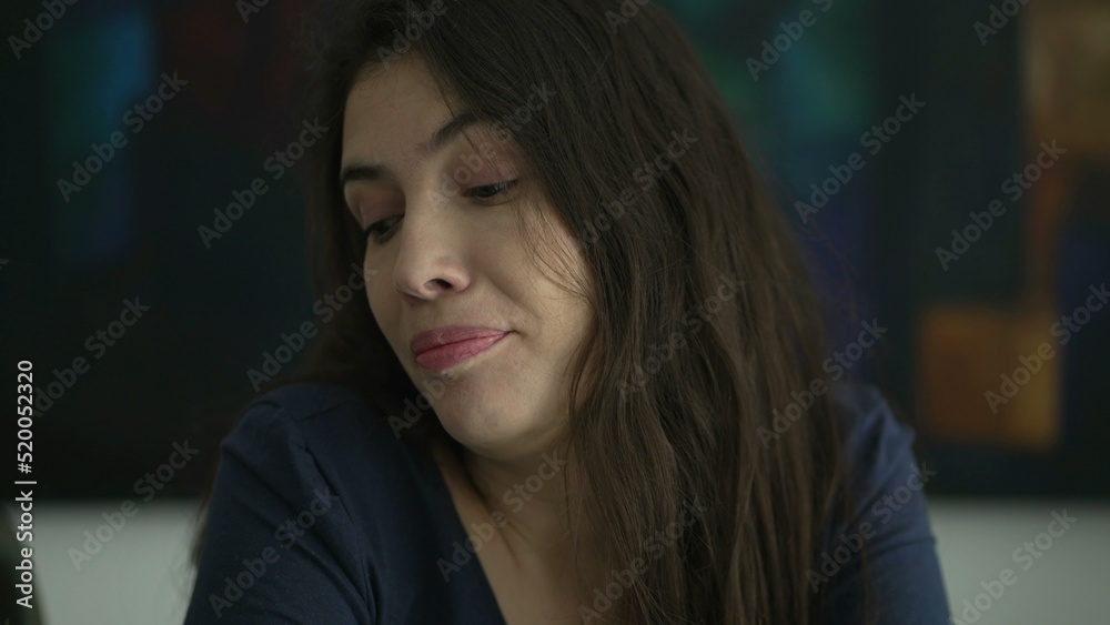 Woman having eureka moment. Person epiphany expression. Girl flash of insight feeling inspired to take action Woman having eureka moment. Person epiphany expression. Girl flash of insight feeling inspired to take action