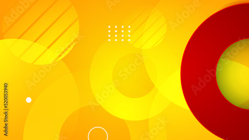 Abstract red and yellow background. Design for poster, template on web, backdrop, banner, brochure, website, flyer, landing page, presentation, certificate, and webinar