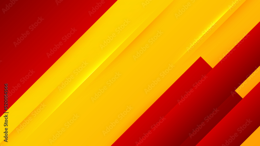 Abstract red and yellow background. Design for poster, template on web