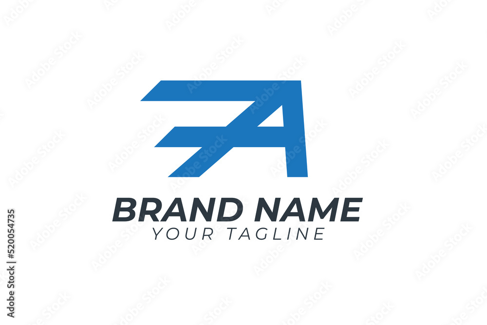 AF unique logo design template AF unique logo design template