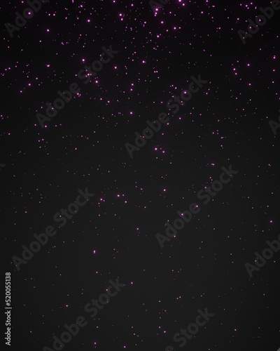 Pink confetti on a black background