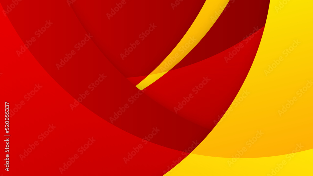 Abstract red and yellow background. Design for poster, template on web ...