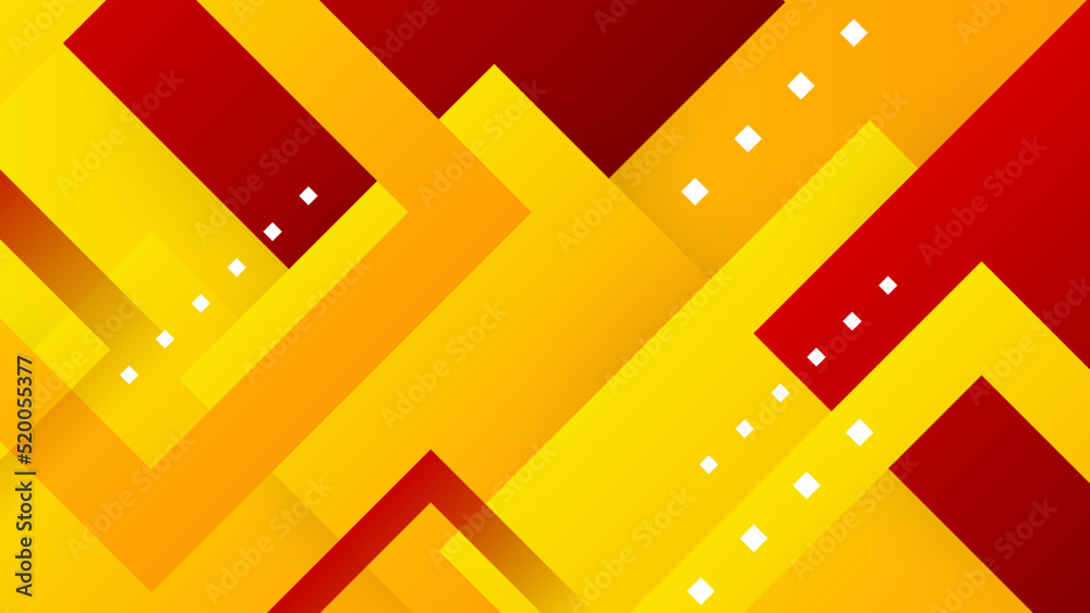 Abstract red and yellow background. Design for poster, template on web ...