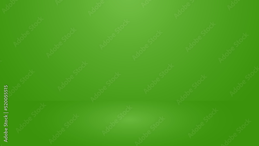 Obraz premium green background in studio scene with blank space for product display advertisement and graphic design element