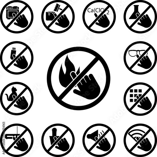 don't touch fire icon in a collection with other items